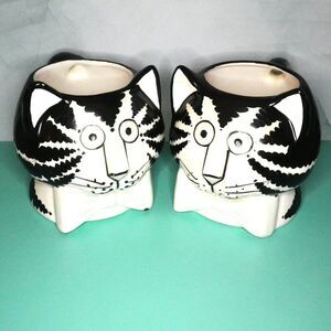 Taste Setter Vintage B Kliban Cat Mugs Planters Pencil Holders Room Decor  1970s